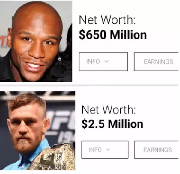 Floyd Mayweather Mocks Conor McGregor For Asking For $25M To Fight Him